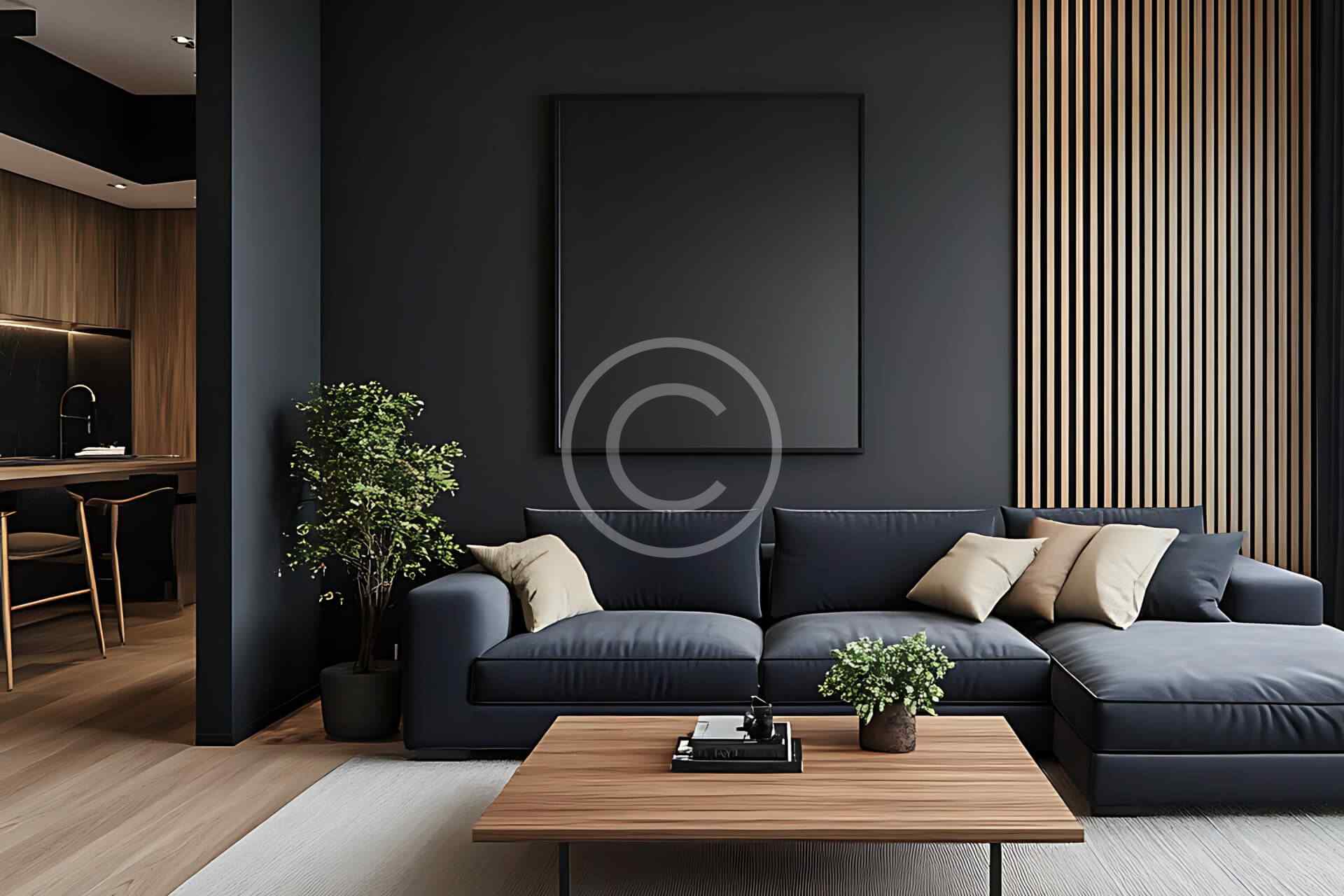 Minimalistic living room